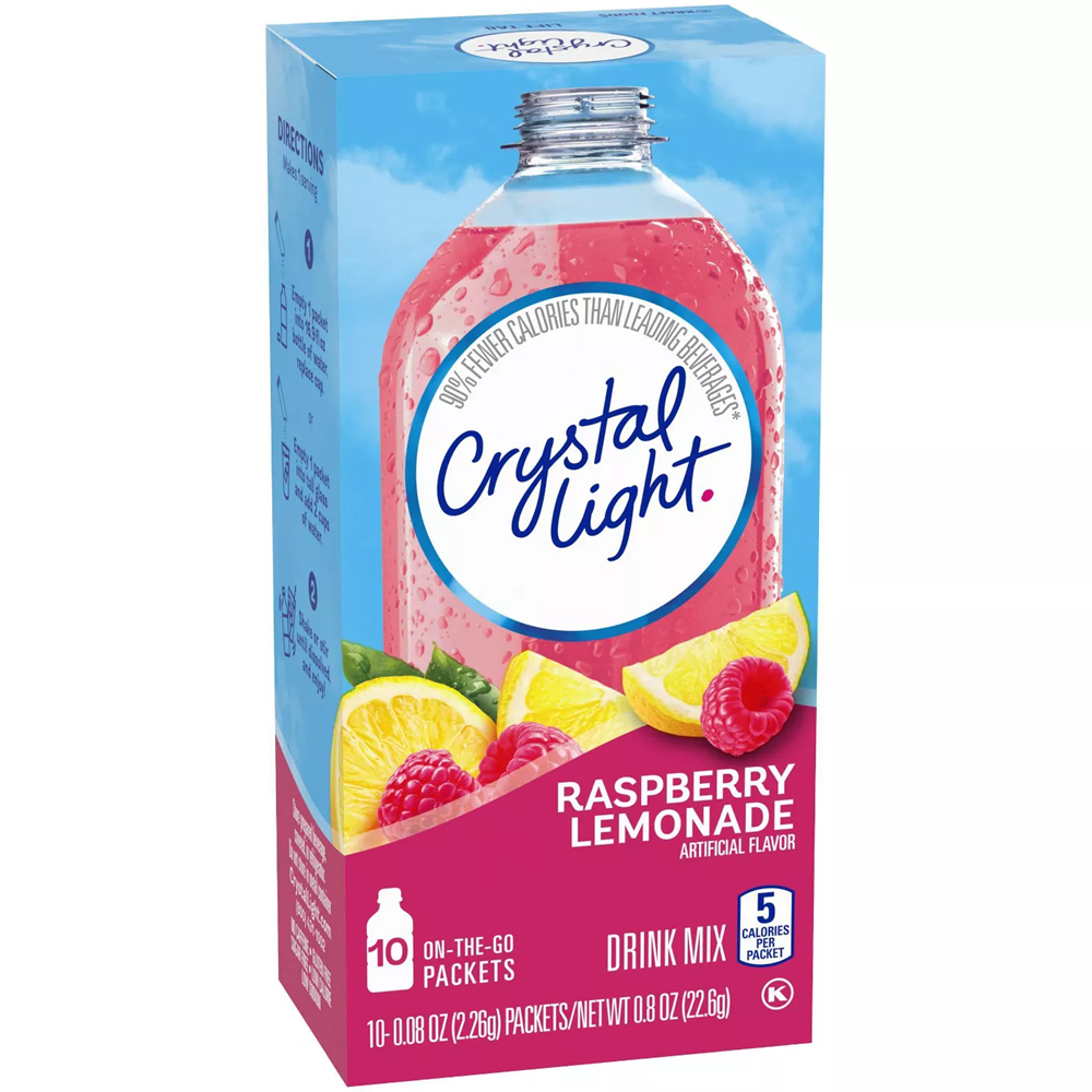 Crystal Light Raspberry Lemonade On the Go 10ct