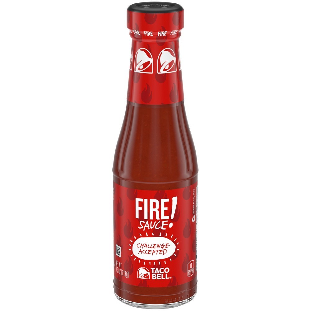 Taco Bell Fire Sauce 7.5oz (BEST BY: JUL 2025)