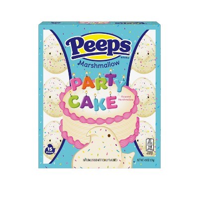 Peeps Party Cake Chicks 15ct (BEST BY: NOV 25)