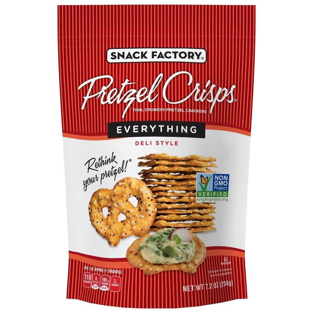 Snack Factory Everything Pretzel Crisps 7.2oz