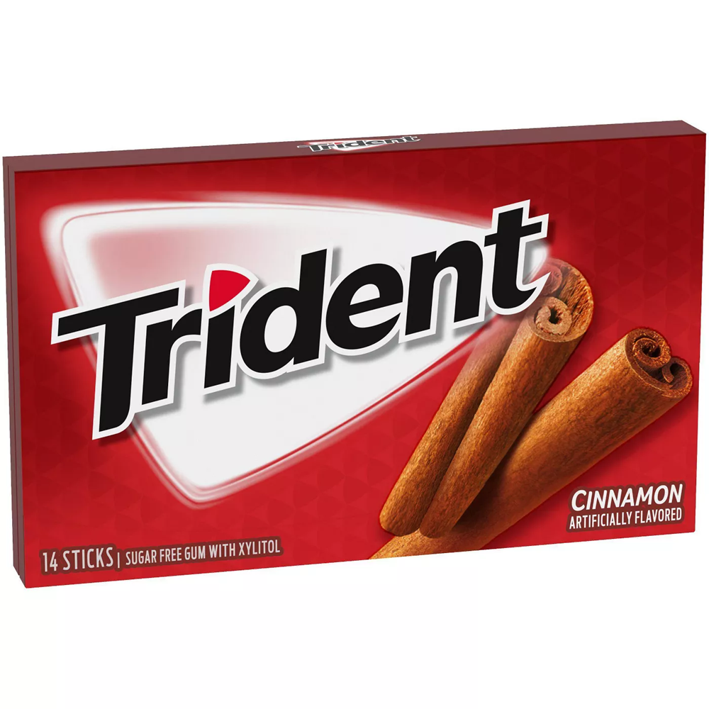 Trident Cinnamon Sugar Free Gum 14pc
