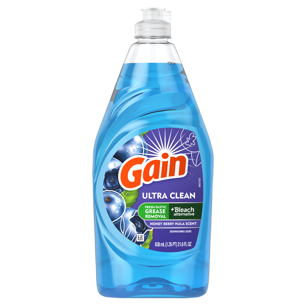 Gain Liquid Honey Berry Hula Dish Soap 21.6oz