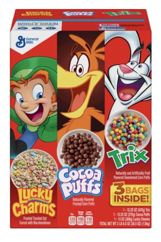 Kid's Triple Pack Cereal 38.5oz