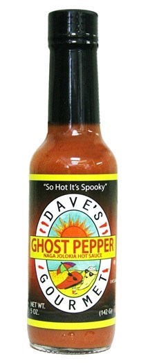 Dave's Gourmet Ghost Pepper Jolokia Hot Sauce 5oz(AUG 2022)