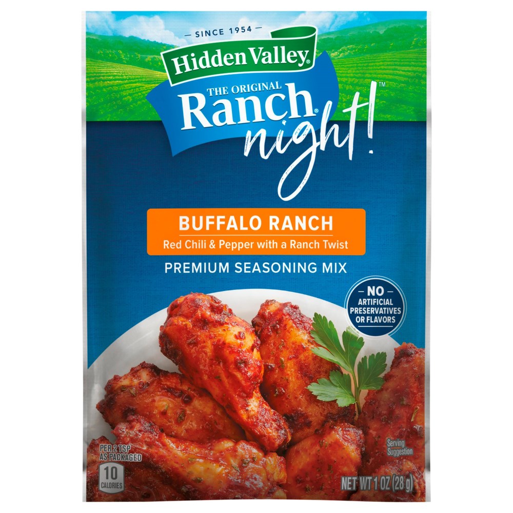 Hidden Valley Buffalo Ranch Seasoning Mix 1oz
