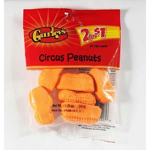 Gurley's Circus Peanuts 2.5oz