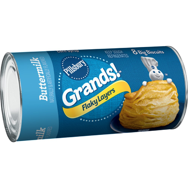 Pillsbury Grands! Flaky Layers Buttermilk Biscuits 8ct (BEST BY: JUN 2025)