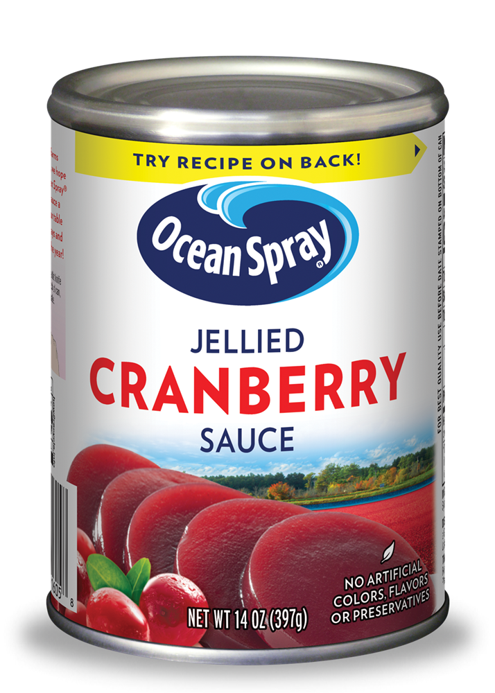 Ocean Spray Jellied Cranberry Sauce 14oz (BEST BY: APR 25)