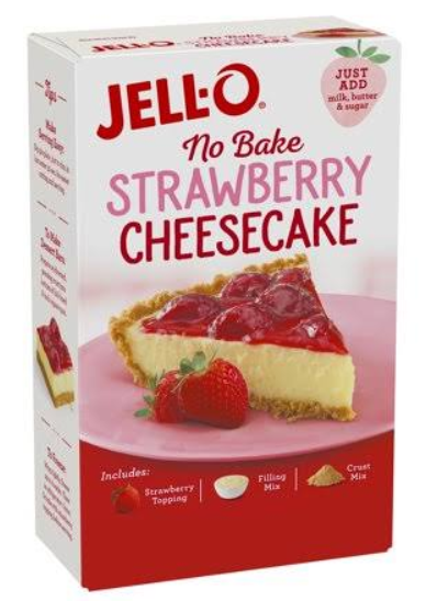 Jell-O No Bake Strawberry Cheesecake 19.6oz