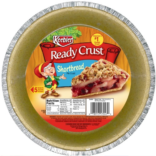 Keebler Ready Crust Shortbread Pie Crust 6oz USAFoods