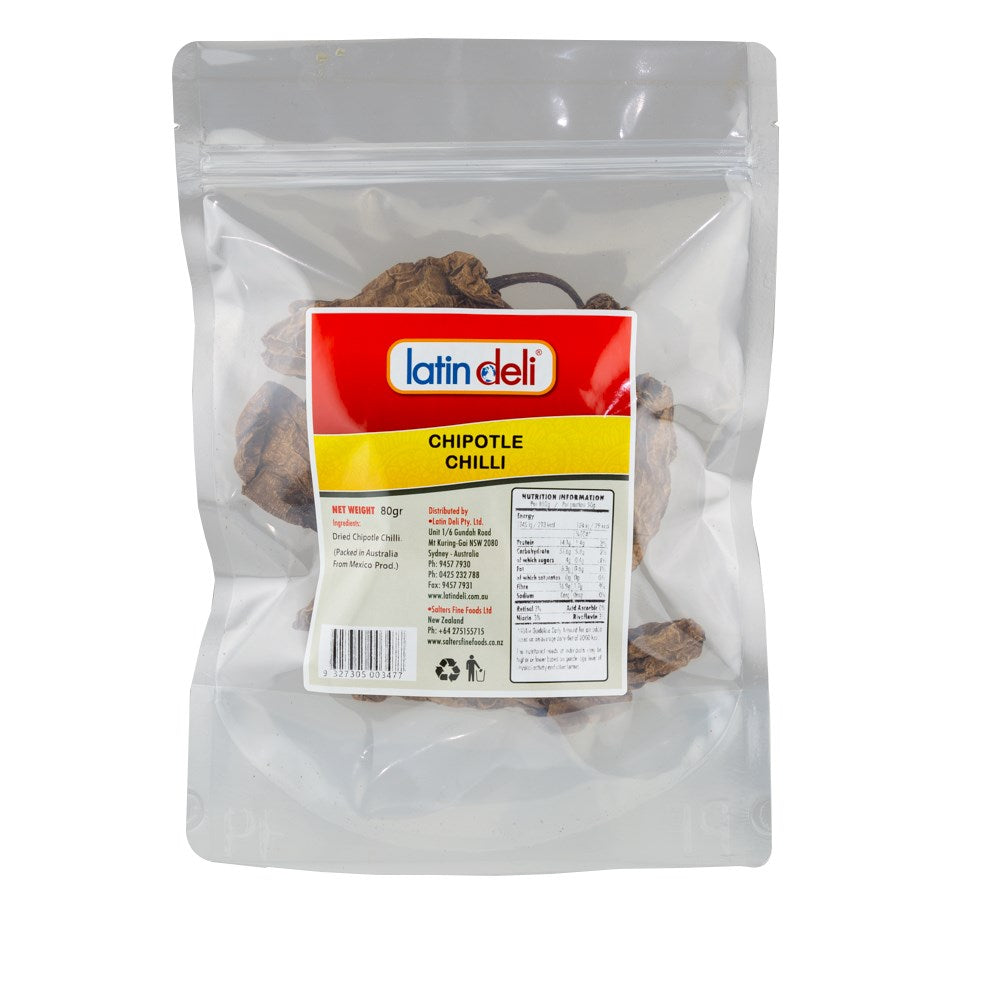 Latin Deli Dried Chipotle Chilli 80g