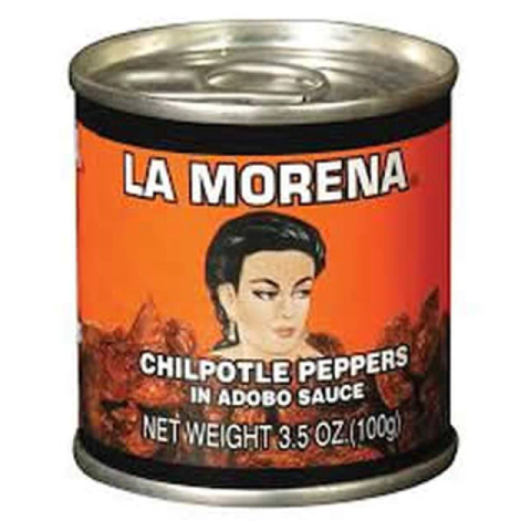 La Morena Chipotle Peppers in Adobo Sauce Can 7oz