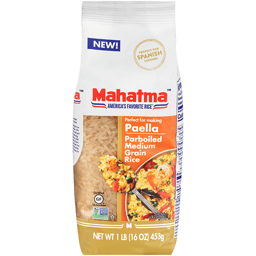 Mahatma Parboiled Medium Grain Paella Rice 16.0oz