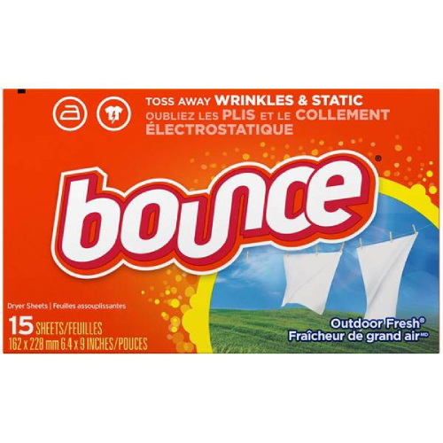 Bounce Outdoor Fresh Fabric Softener Dryer Sheets 15ct