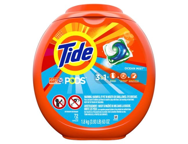 Tide Pods Clean Breeze Laundry Detergent 72ct