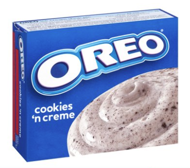 Jell-O Instant Oreo Cookies 'n Creme Pudding Mix 4.2oz