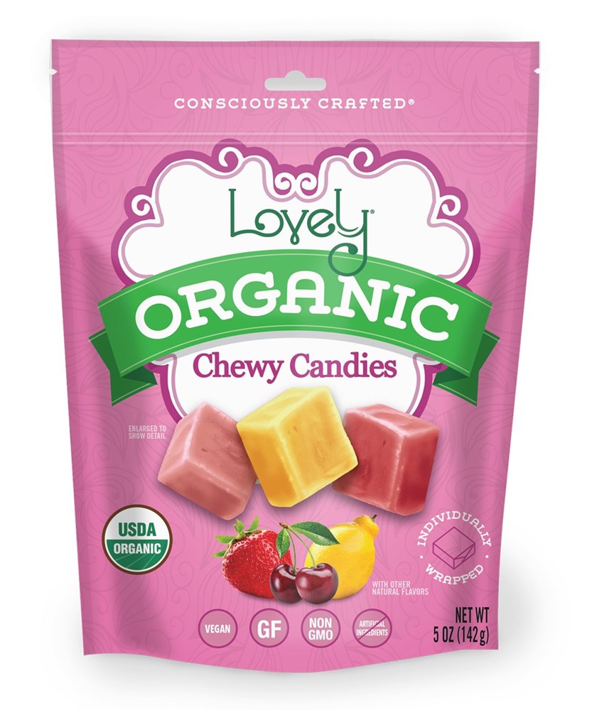 Lovely Candy Co. Organic Chewy Candies 5oz