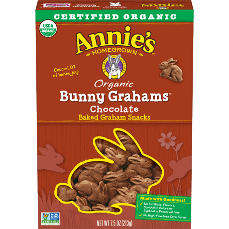 Annie's Organic Chocolate Bunny Grahams