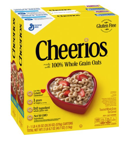 Cheerios Original Cereal Twin Pack 40.7oz