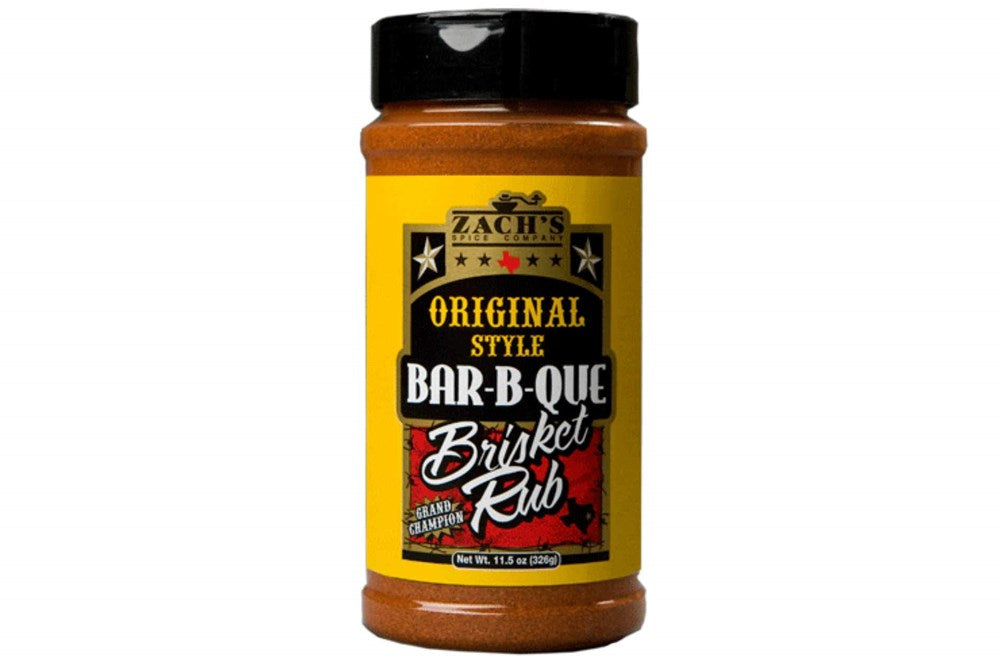 Zach's Original Style Bar-B-Que Brisket Rub 11.5oz (BEST BY: SEP 2025)