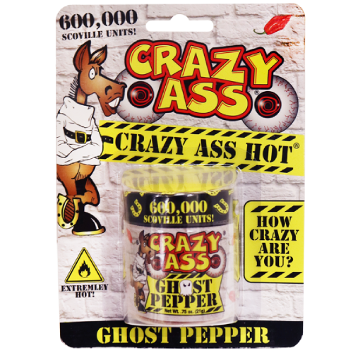 Crazy Ass Pure Ground Ghost Pepper Shaker 0.75oz