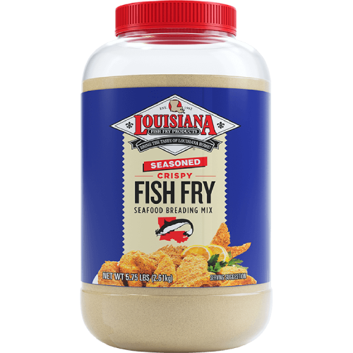 Louisiana Crispy Seasoned Fish Fry Seafood Breading Mix 5.5lb