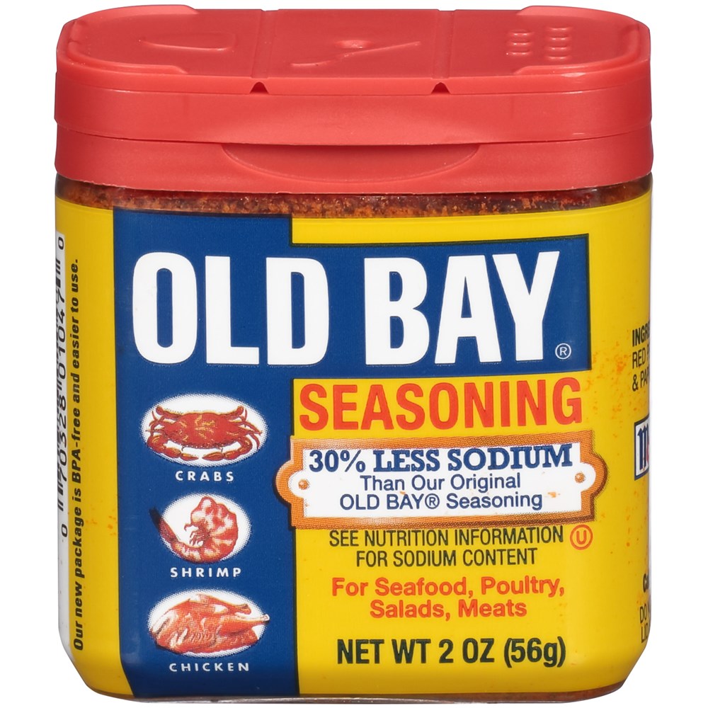 Old Bay 30% less Sodium Seasoning 2oz