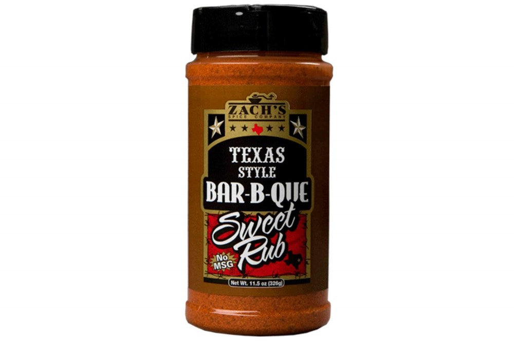 Zach's Texas Style Bar-B-Que Sweet Rub 12.5oz (BEST BY: NOV 24)