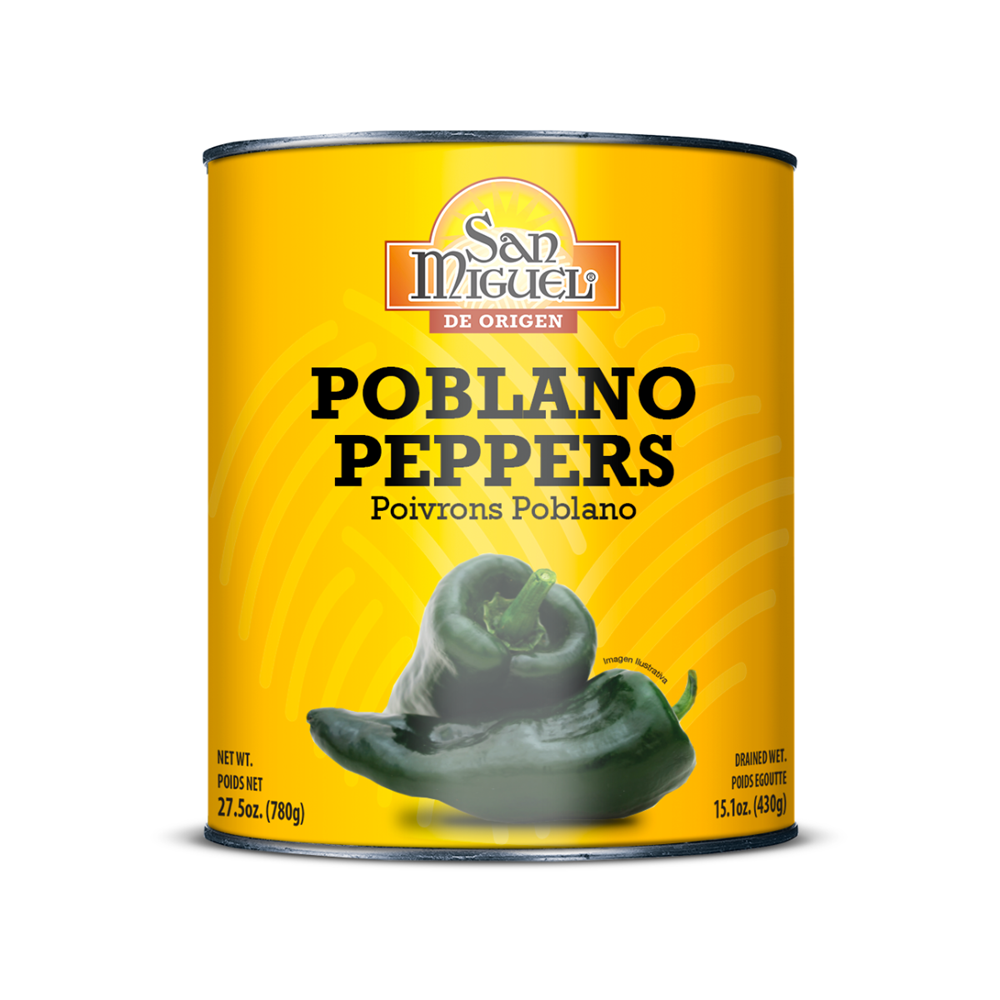 San Miguel Whole Poblano Peppers 15.1oz