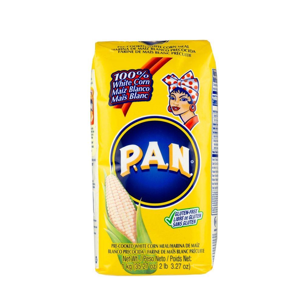 PAN Pre-Cooked White Corn Meal 35oz
