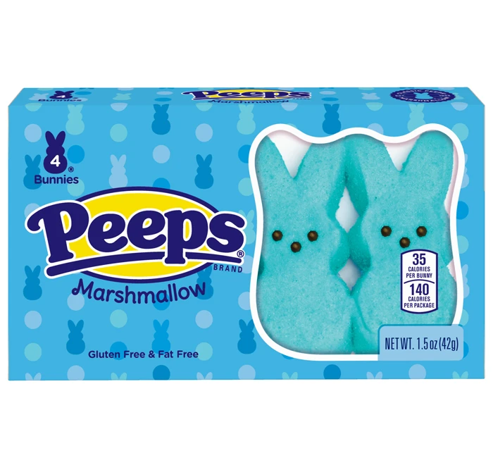 Peeps Blue Bunnies 4ct