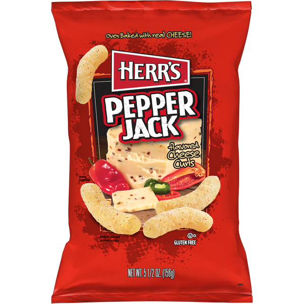 Herr's Pepper Jack Flavored Cheese Curls 5.5oz