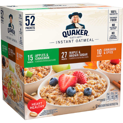 Quaker Instant Oatmeal Flavor Variety