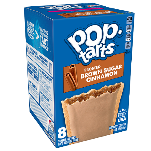 Pop Tarts Frosted Brown Sugar Cinnamon 8 Pack (BEST BY: JUN 2025)