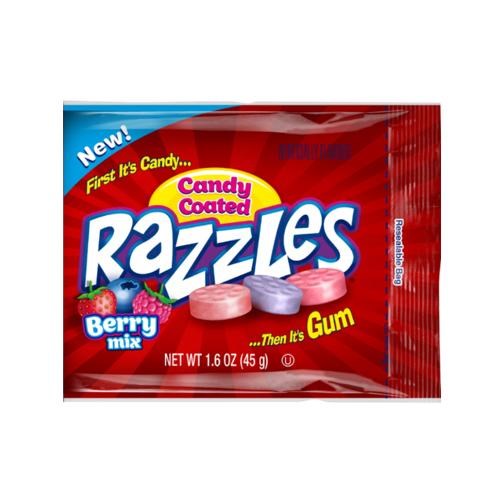 Razzles Berry Mix Candy 1.6oz