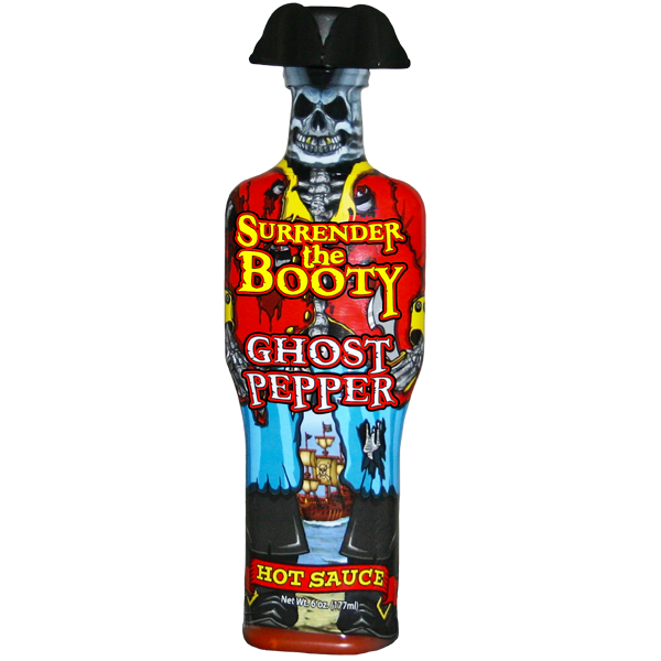 Surrender the Booty Ghost Pepper Hot Sauce 6oz