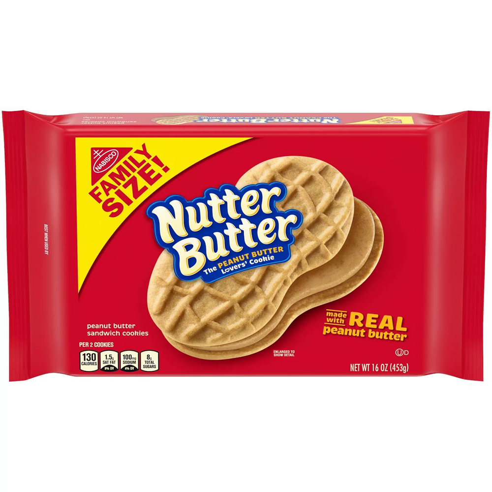 Nutter Butter Peanut Butter Sandwich Cookies 16oz