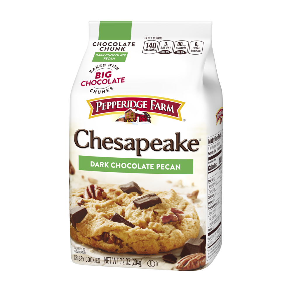 Pepperidge Farm Chesapeake Dark Chocolate Pecan Crispy Cookies 7.2oz (BEST BY: DEC 2025)