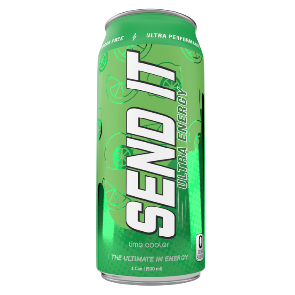 Send It Ultra Energy Drink Lime Cooler 16.9oz