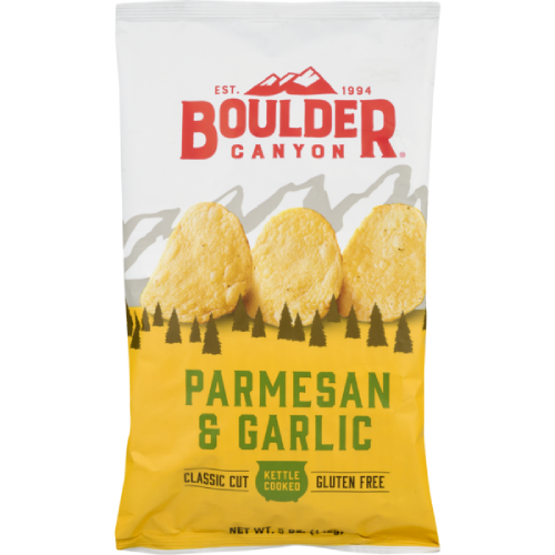 Boulder Canyon Parmesan & Garlic Kettle Cooked Potato Chips 5oz