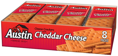 Austin Cheddar Cheese Crackers 8pk