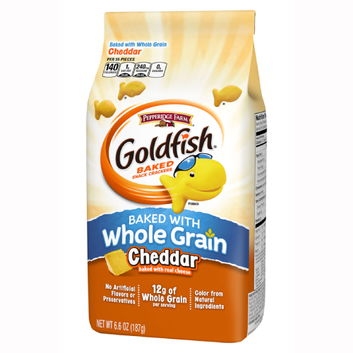 Goldfish Whole Grain Cheddar Baked Snack Crackers 6.6oz