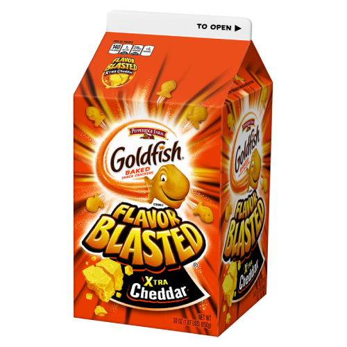 Goldfish Flavor Blasted Xtra Cheddar Baked Snack Crackers 27.3oz