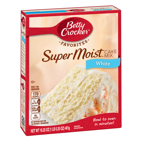 Betty Crocker Super Moist Favorites White Cake Mix 16.25oz