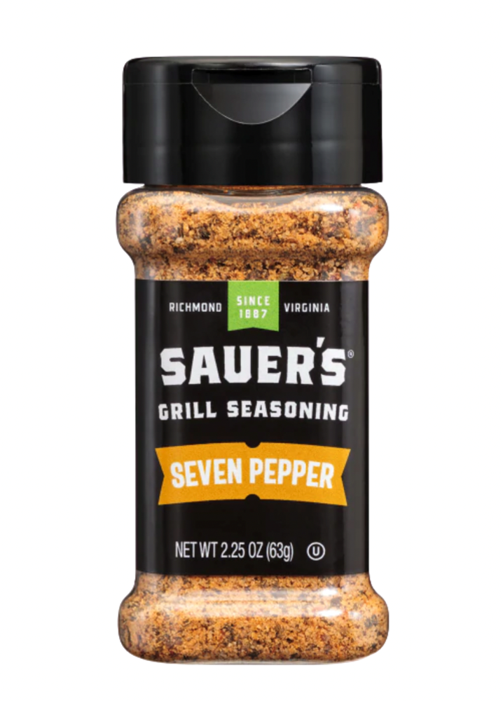 Sauer's 7 Pepper Griller Seasoning 2.25oz