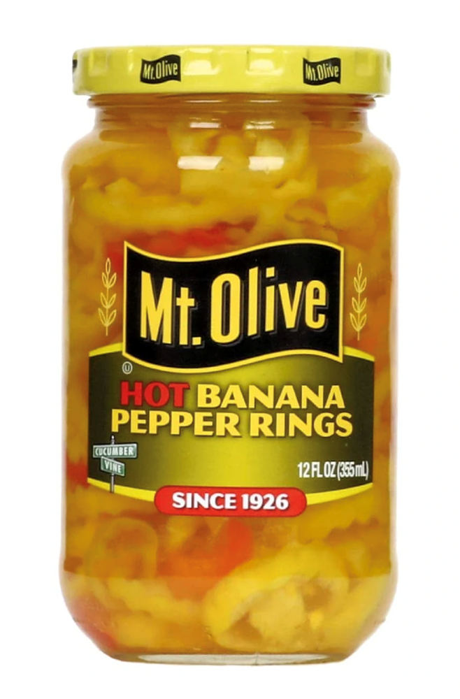 Mt. Olive Hot Banana Pepper Rings 12.0oz