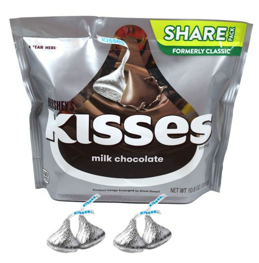 Hershey's Kisses Milk Chocolate Share Size 10.8oz