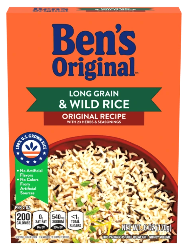 Uncle Ben's Long Grain & Wild Rice 6.0oz