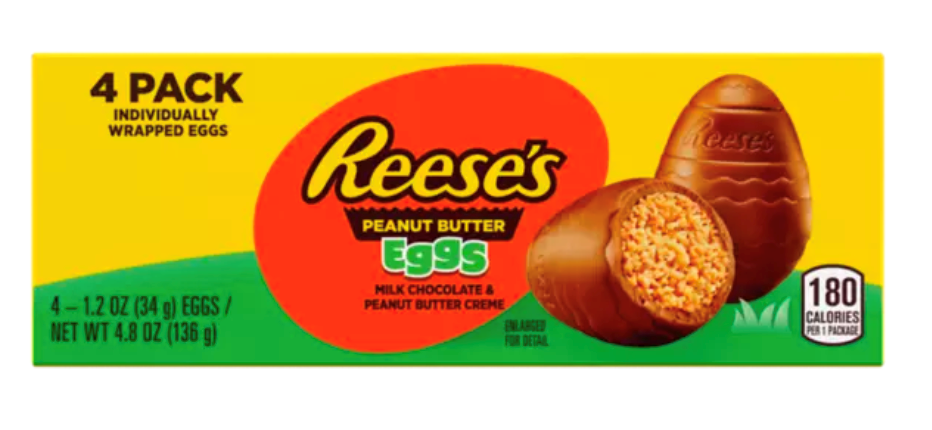 Reese's Peanut Butter 3D Egg 4 pack