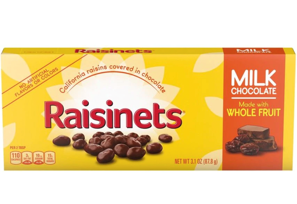 Raisinets Milk Chocolate Box 3.10z